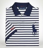 Ralph Lauren Slim-Fit Striped Big Pony Polo-Polo GOLF