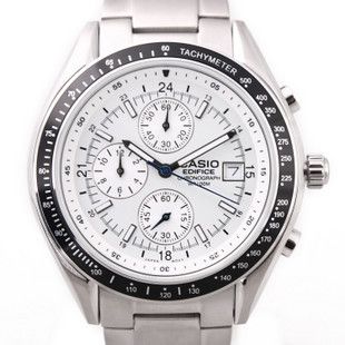 Relógio Casio homens quartzo de aço autêntico impermeável EF
