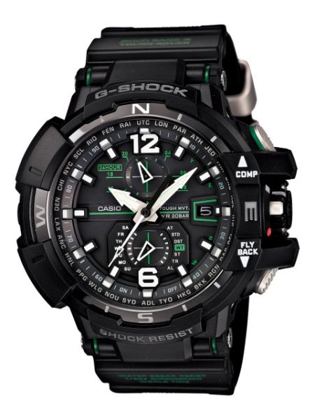 Relógio Sapphire solar de 6 Bureau de rádio local CASIO GW-A