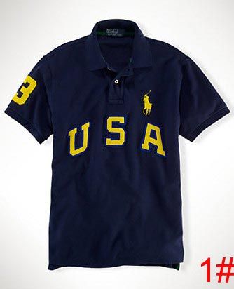 Ralph Lauren Custom-Fit USA Big Pony Polo